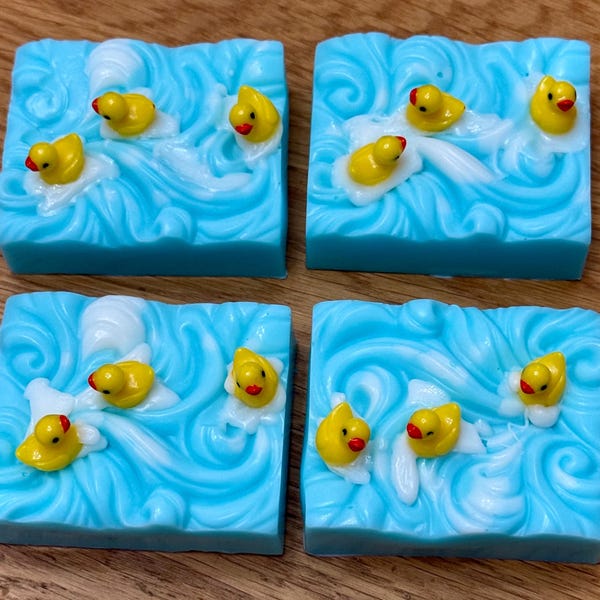 Homemade Sensory Soap - Duck Pond