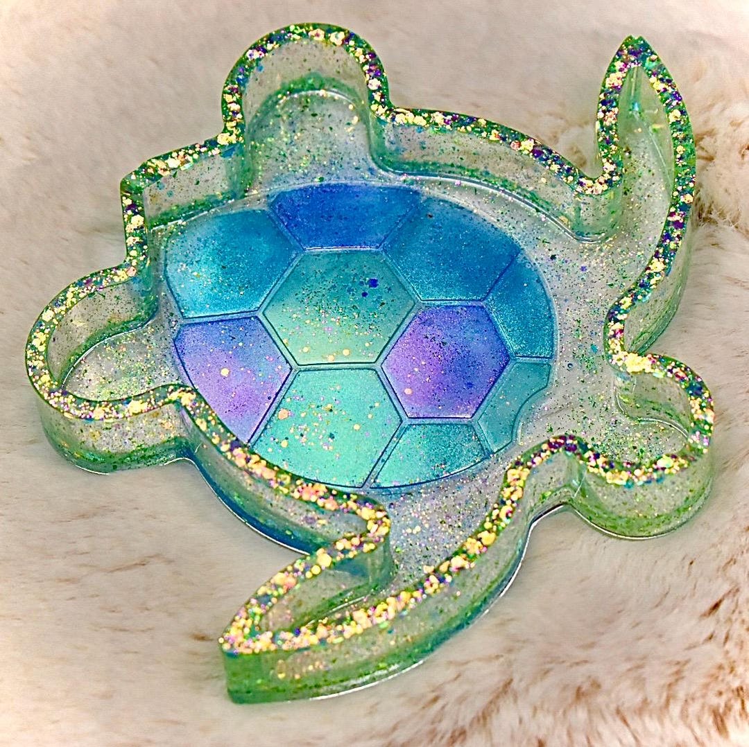 Turtle Shell Tray Decorative Resin Turtle Dish Tray - Etsy