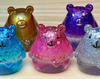 Chubby Bear Worry Stones | Stress Relief Desk Pet Fidget