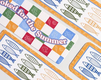 Summer Bookmark, Reading Accessories, Book Lover Gift