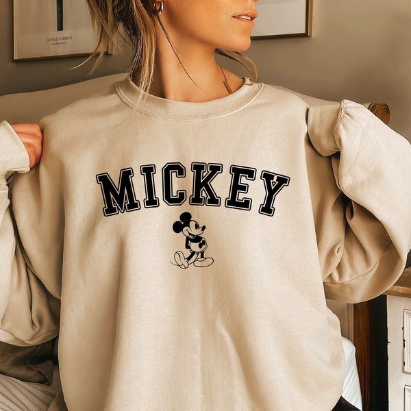 Vintage Mickey Tshirt, Cute Mickey Mouse Sweatshirt, Disney Trip Tee, Disney Mickey Shirt, Minimalist Mickey Mouse Tshirt, Cute Fall Sweater