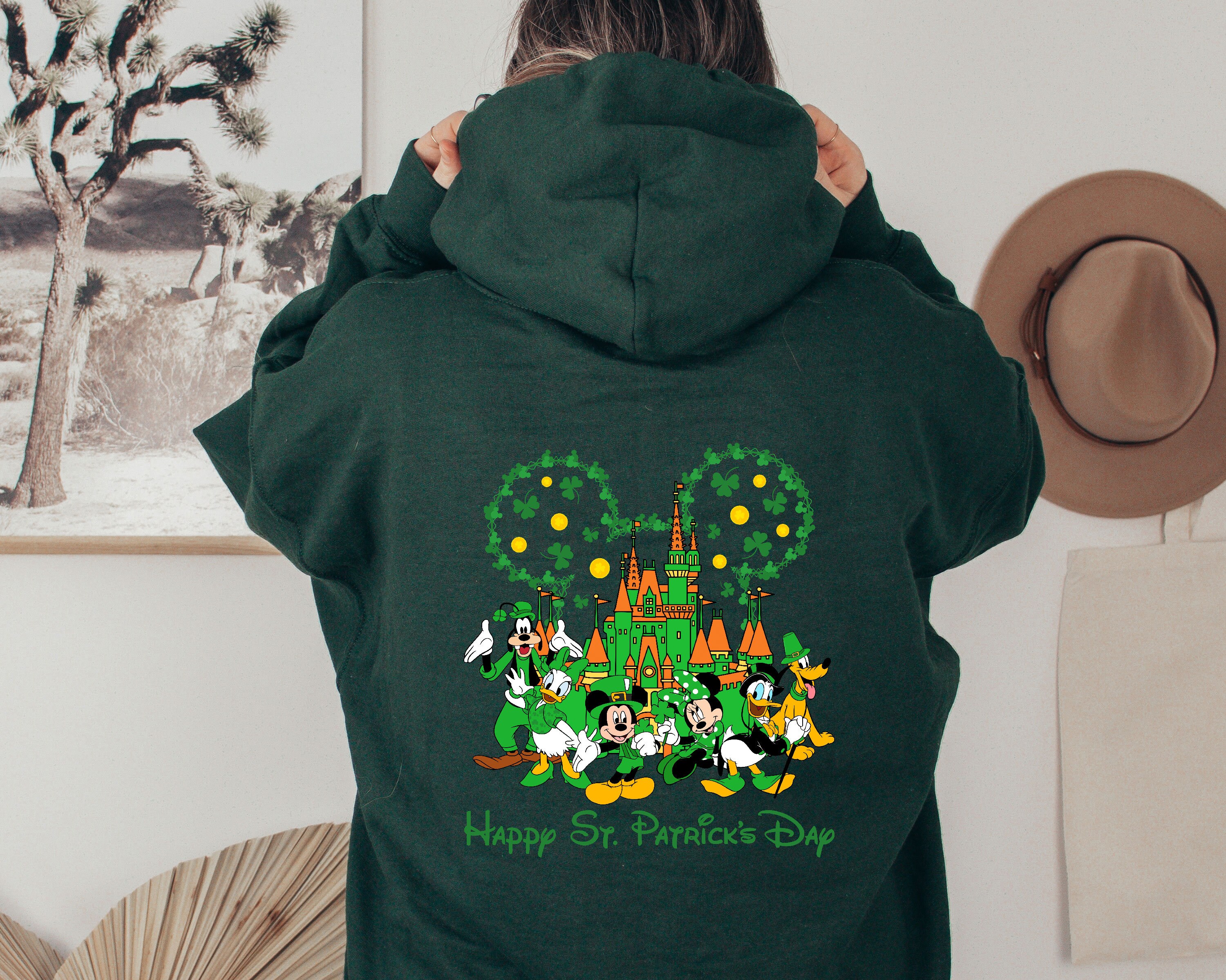 Discover Happy Mickey & Co Est 1928 St. Patricks Day Hoodie