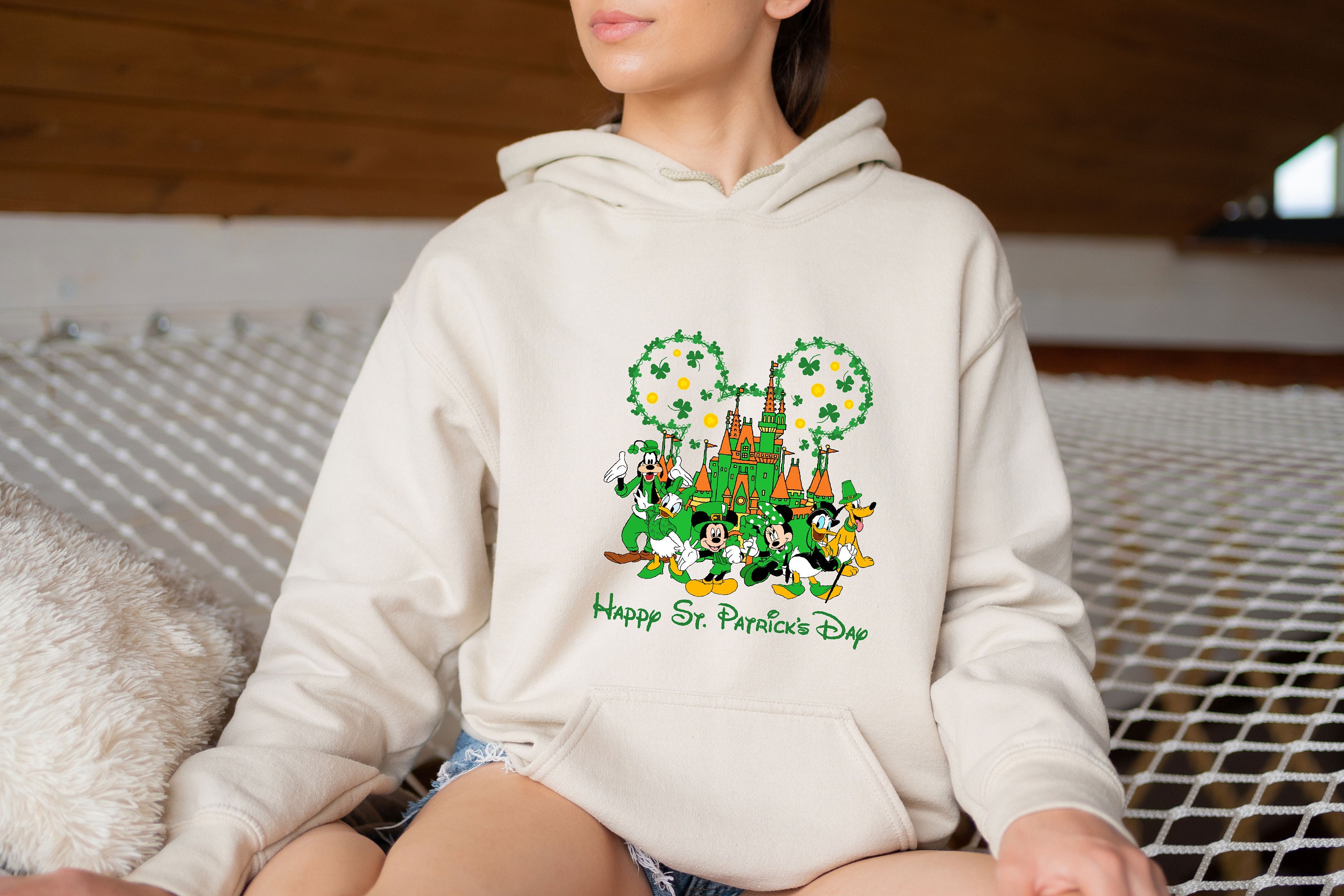 Discover Happy Mickey & Co Est 1928 St. Patricks Day Hoodie