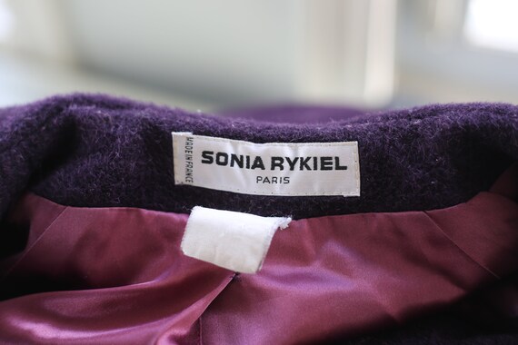 Vintage 80s Sonia Rykiel France Wool Princess Coa… - image 7