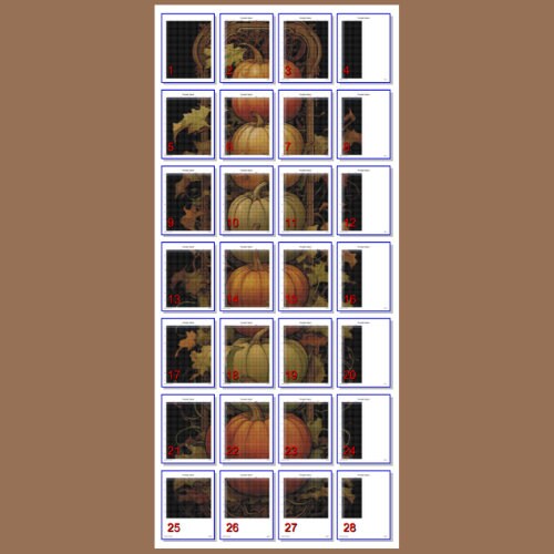 Stack of Pumpkins - Digital Download PDF Cross Stitch Pattern - Etsy