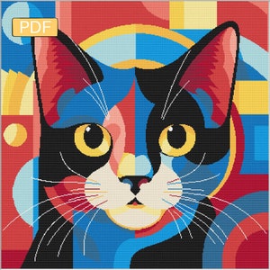 Patches - Easy Full Coverage Digital Download / PDF Cross Stitch Pattern