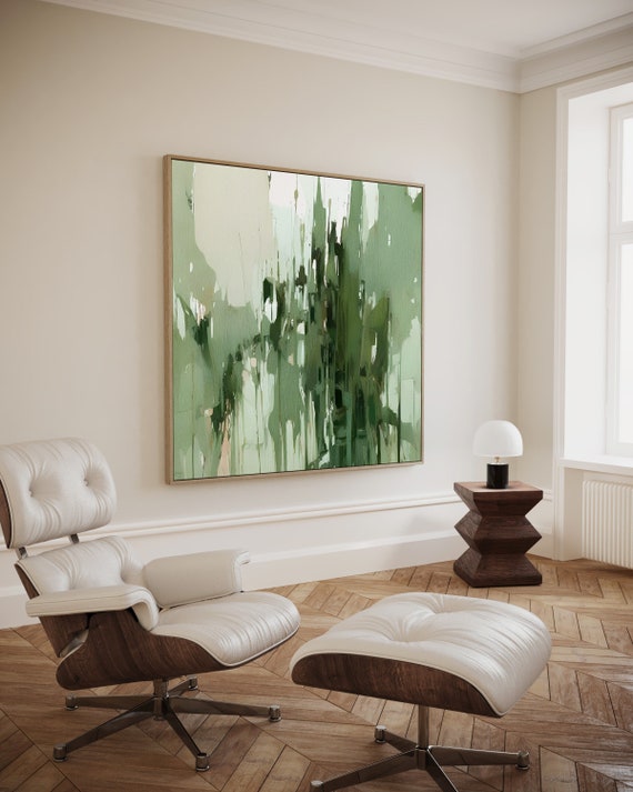 Green Abstract, Modern Wall Art, Abstract Art, Minimalist Home Décor, Abstract Art Canvas, Art prints, Artwork