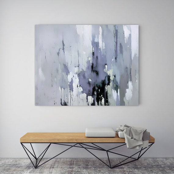 Blue Gray Abstract, Abstract Art Prints, Minimalist Wall Art, Abstract Art Canvas,  Art prints, Artwork, Modern Home Décor