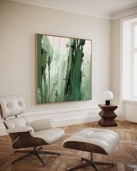 Modern Home Décor, Sage Green Abstract, Minimalist Wall Art, Abstract Art Canvas, Art prints, Artwork, S00015