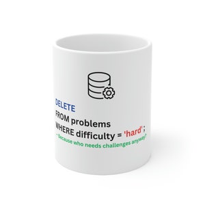 SQL Programmer Mug: Funny Data Analyst Gift image 1