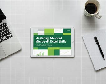 Fortgeschrittene Microsoft Excel Kenntnisse eBook | Formeln, VBA, Dashboards (Digitaler Download)