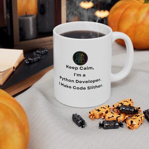 Python Developer Mug: Funny Coding Gift, Software Engineer Coffee Cup image 4