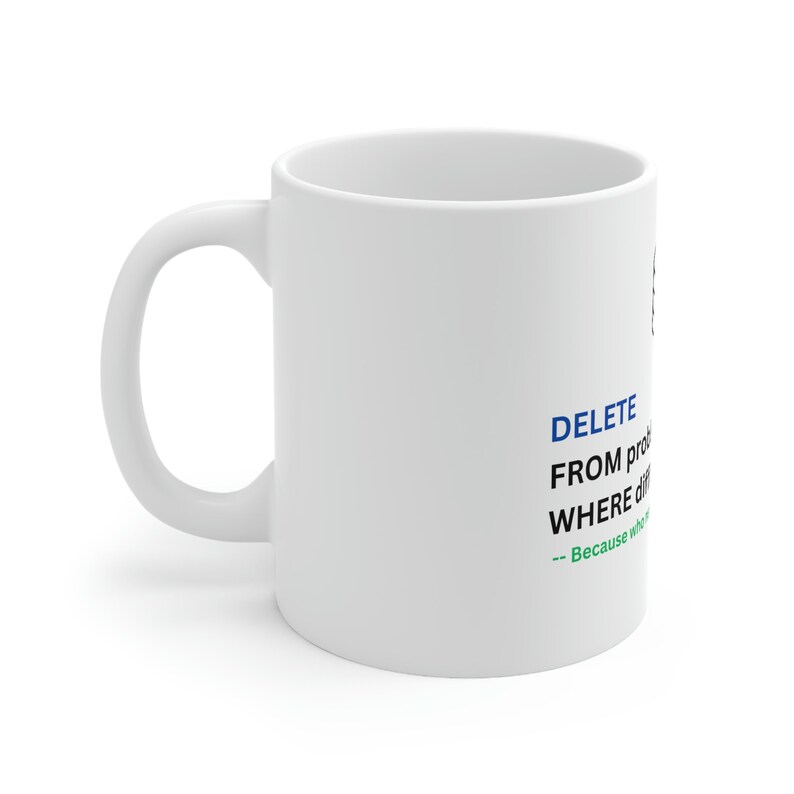 SQL Programmer Mug: Funny Data Analyst Gift image 2