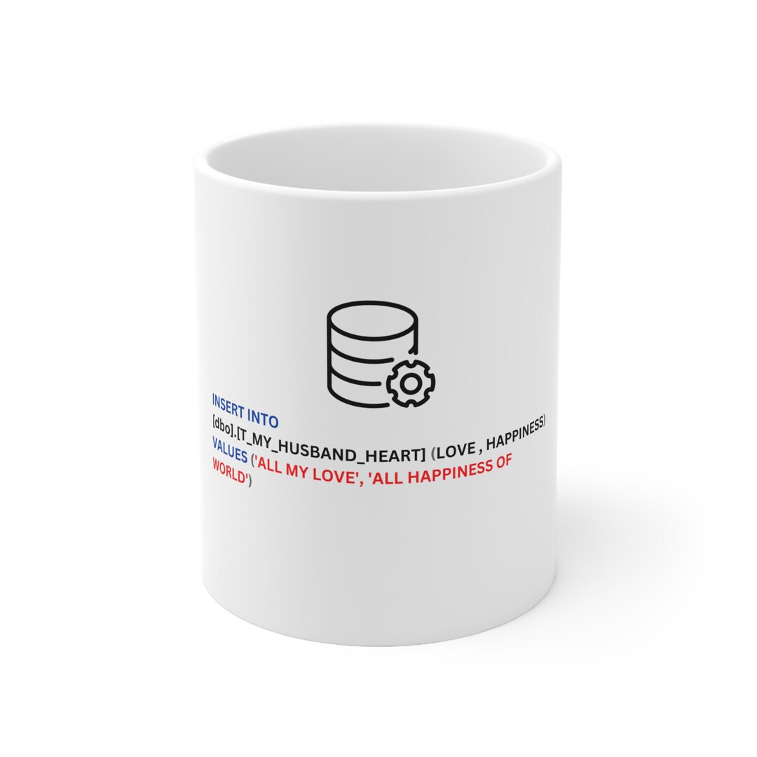 SQL Husband Mug: Data Analyst Programmer Gift - Etsy