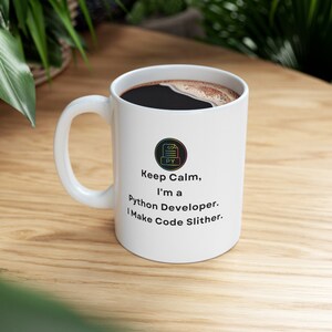 Python Developer Mug: Funny Coding Gift, Software Engineer Coffee Cup image 10