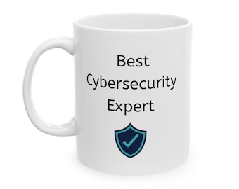 Cybersecurity Expert Mug: Protective Tech Gift, 11 oz Ceramic