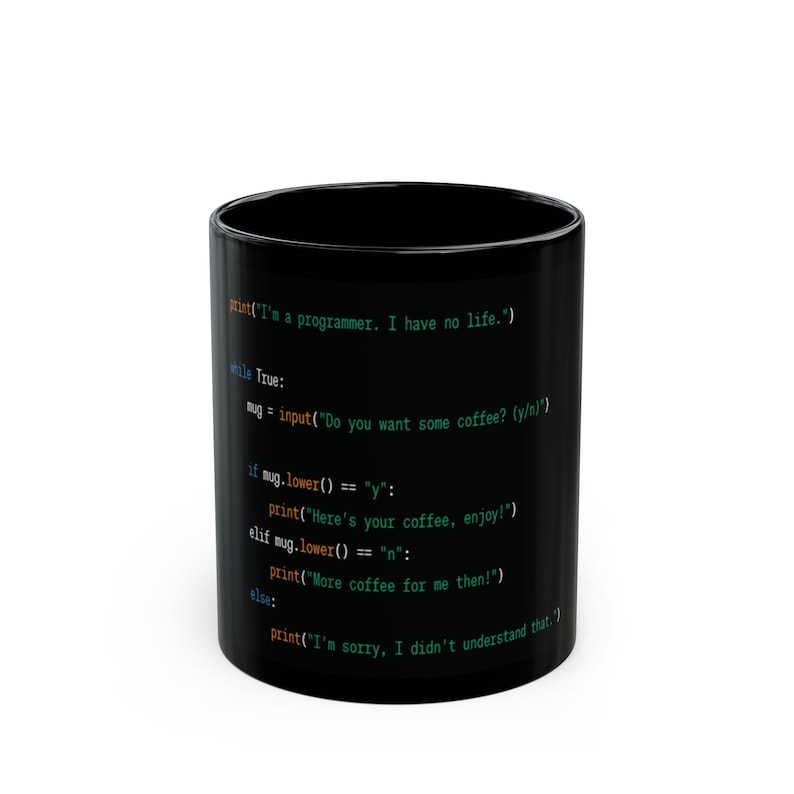 Python Programmer Mug: Funny Coding Gift Bild 1