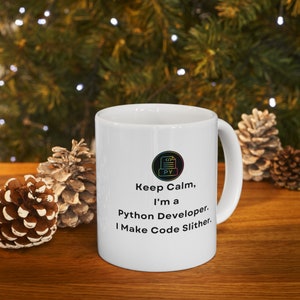 Python Developer Mug: Funny Coding Gift, Software Engineer Coffee Cup image 9