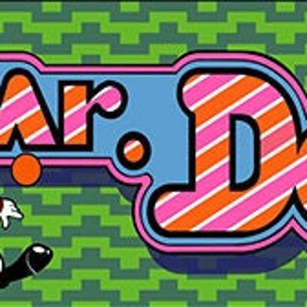 Mr Do arcade marquee | Vinyl sticker - 9.25" x 2.5"