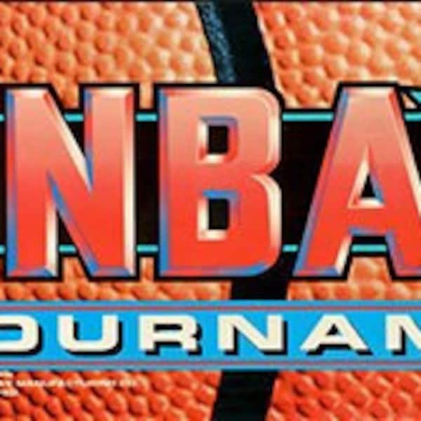 NBA JAM arcade marquee | Vinyl sticker - 9.25" x 2.5"