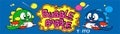 Bubble Bobble arcade marquee | Vinyl sticker - 9.25" x 2.5"