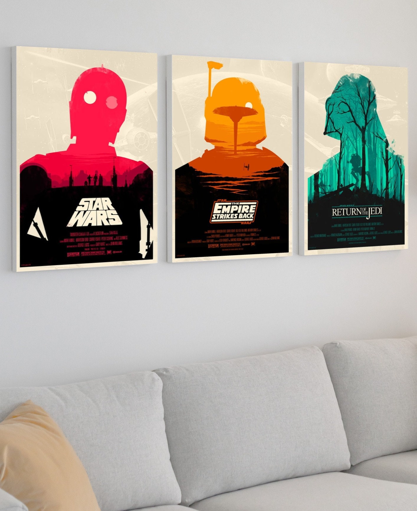 View of Custom Acoustic Panel - Wall Art (fabric Only) - Etsy