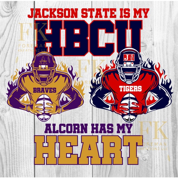 Alcorn Football Svg Etsy