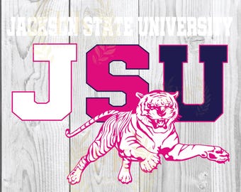 JSU 乳がんピンク SVG、乳がんピンク PNG、ジャクソン州立大学、ザ・タイガース、ジャクソン州立大学タイガース、乳がん啓発
