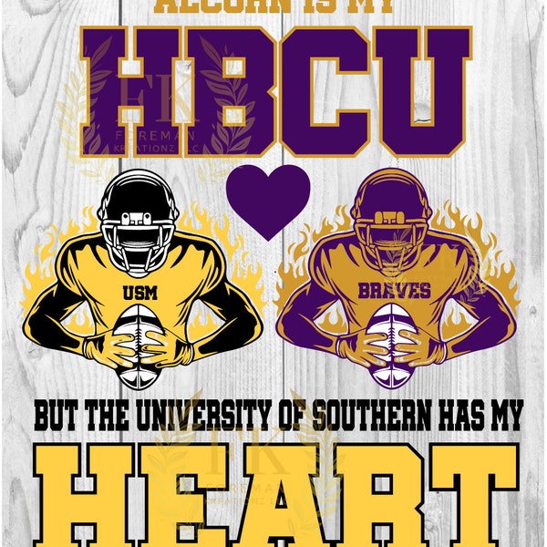 Alcorn Football Svg Etsy