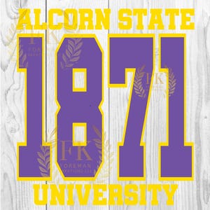 Alcorn Braves, 1871 Alcorn State Braves, 2024 Alcorn State University, ASU Digital svg, ASU Digital Png HBCU Digital Download