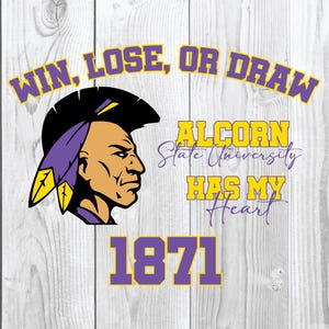 Alcorn Braves, 1871 Alcorn State Braves, 2024 Alcorn State University, ASU Digital svg, ASU Digital Png HBCU Digital Download