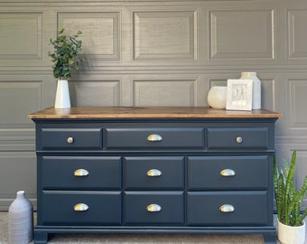 Item **SOLD** Elegant Nine Drawer Dresser