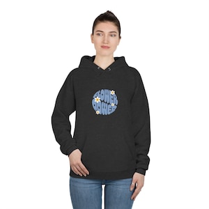 Bluza z kapturem Flower Power Retro Unisex EcoSmart® Pullover
