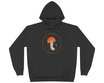 Mushroom and Moon Unisex EcoSmart® Pullover Hoodie Sweatshirt