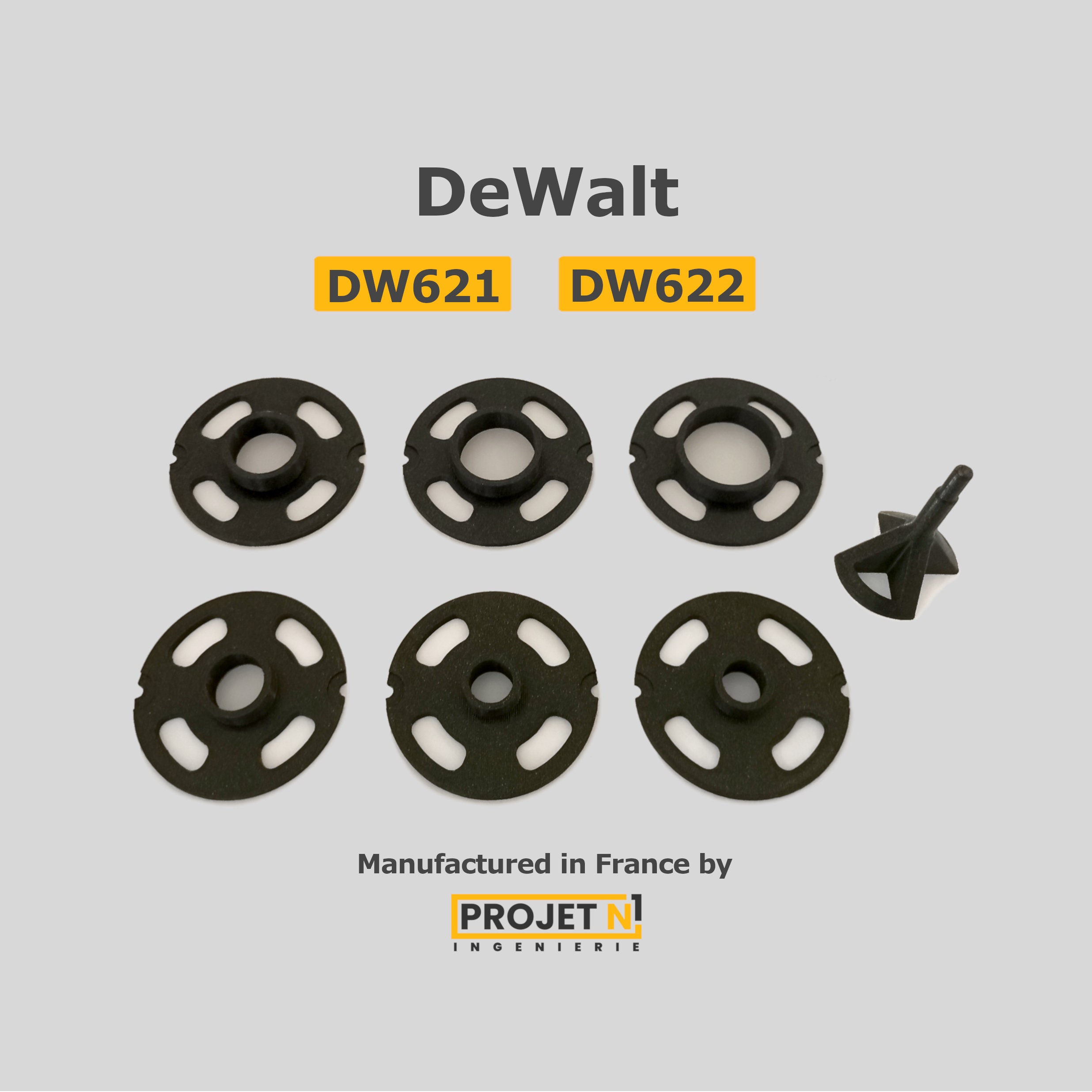 Kit Dewalt DW621 622 6 Copying Rings Bushings / Guides & Etsy Sweden