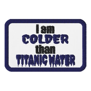 Toppe ricamate "Più freddo dell'acqua del Titanic" Cowboy Carter Beyonce 2025