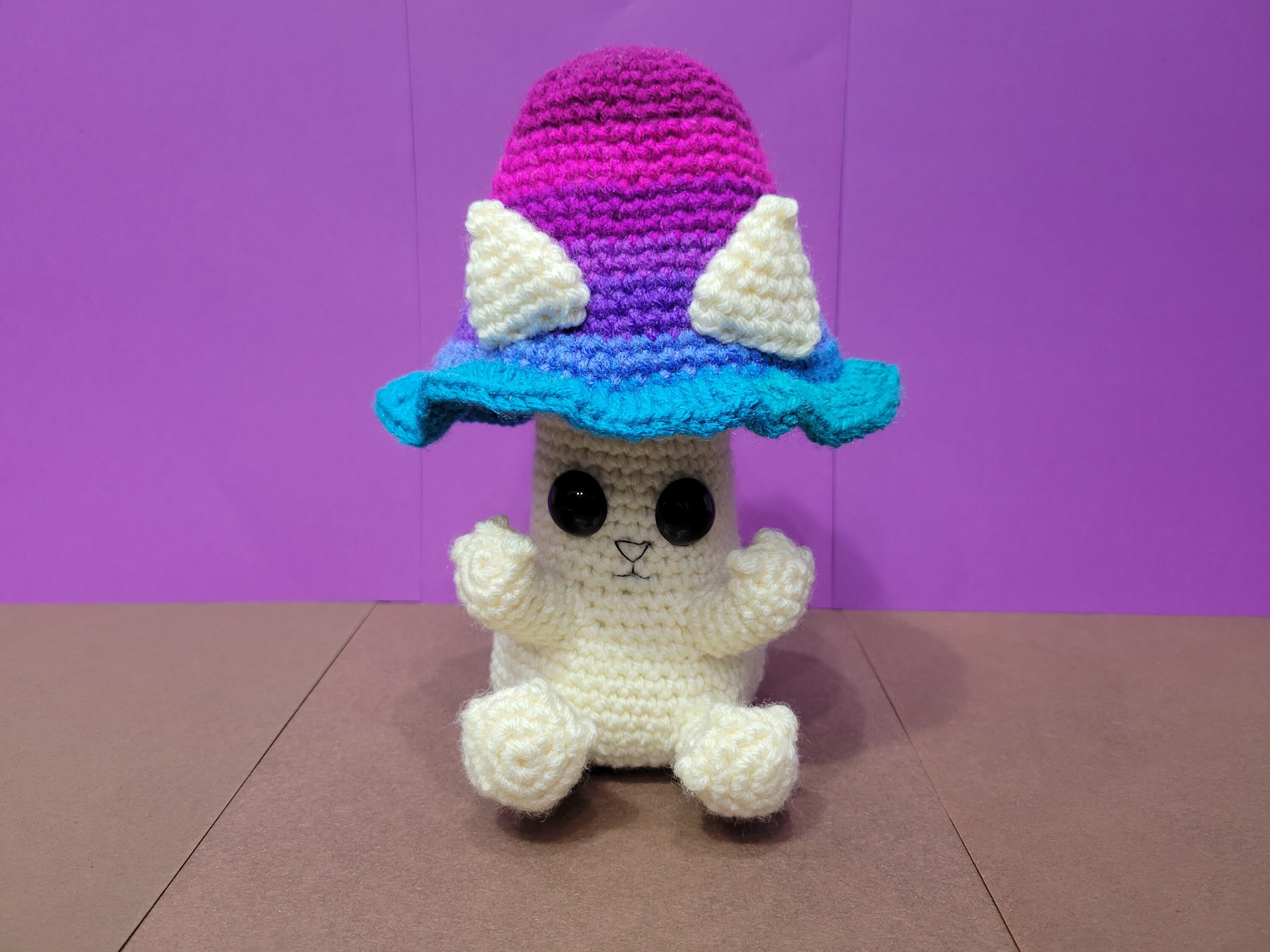 Mushroom Cat Crochet Pattern Etsy