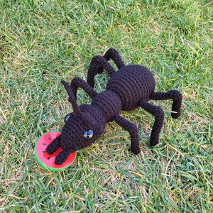 Ant Amigurumi Toy Crochet Pattern, Crochet Ant, Ant Toy, Insect Amigurumi, Insect Toy, Realistic Ant, Realistic Insect, Bug Crochet Pattern