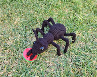 Ant Amigurumi Toy Crochet Pattern, Crochet Ant, Ant Toy, Insect Amigurumi, Insect Toy, Fourmi réaliste, Insecte réaliste, Bug Crochet Pattern