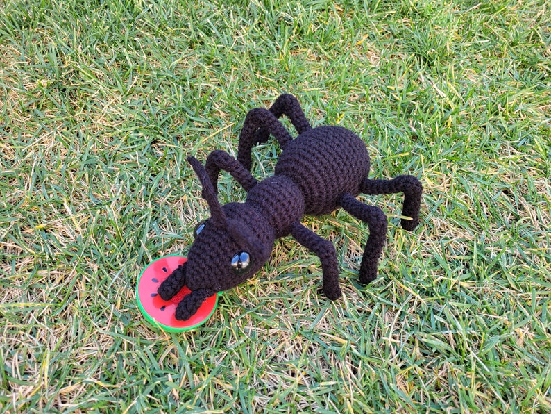 Ant Amigurumi Toy Crochet Pattern, Crochet Ant, Ant Toy, Insect Amigurumi, Insect Toy, Realistic Ant, Realistic Insect, Bug Crochet Pattern image 1