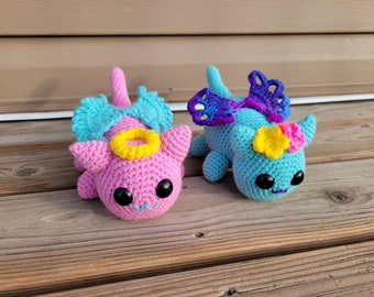 Butterfly Fairy Meow Cat and Angel Meow Cat Toy Crochet Pattern, Cat Amigurumi Pattern, Cat Crochet Pattern, Cat Plush Toy, Meemeow Crochet