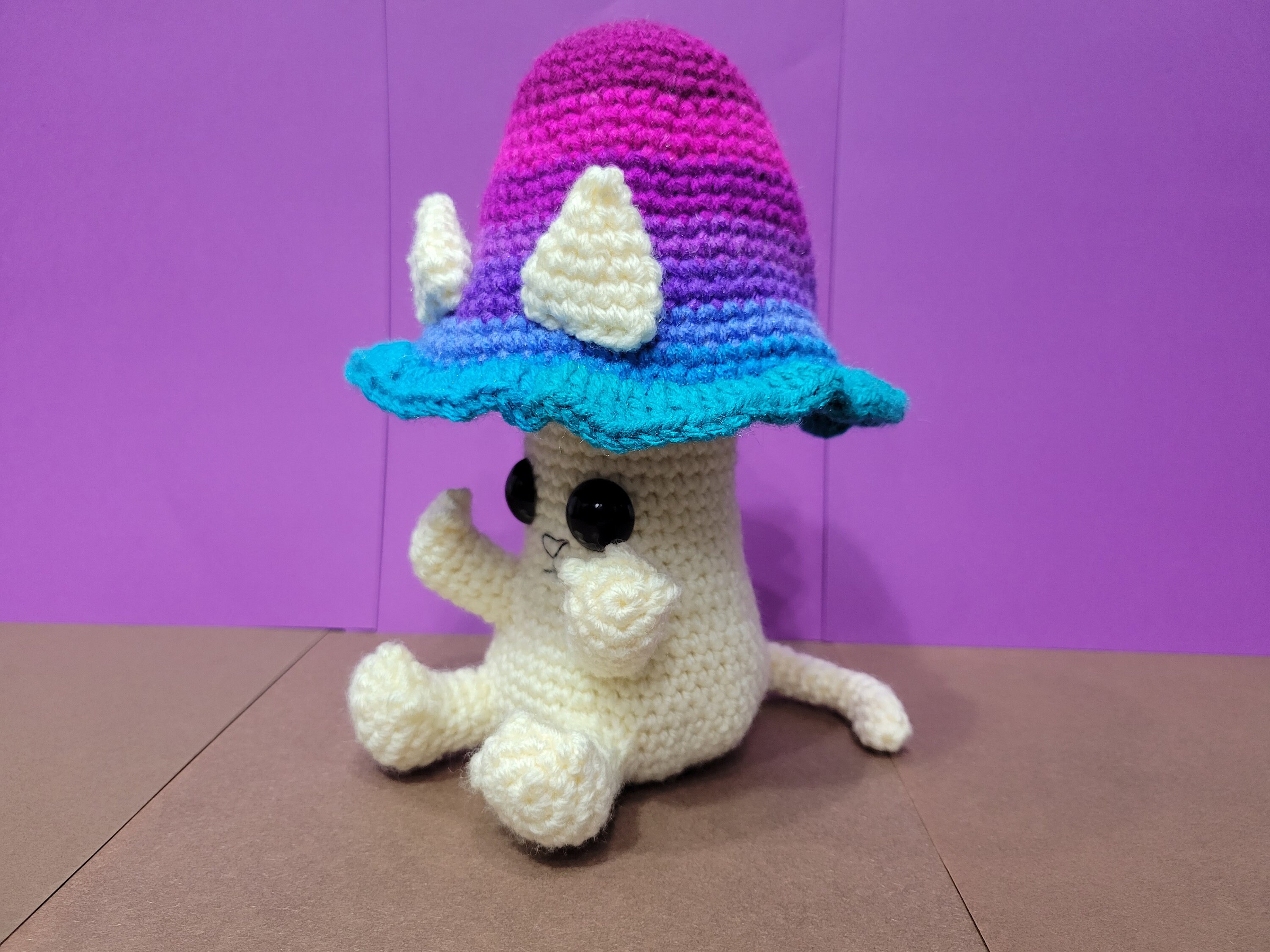 Mushroom Cat Crochet Pattern Etsy
