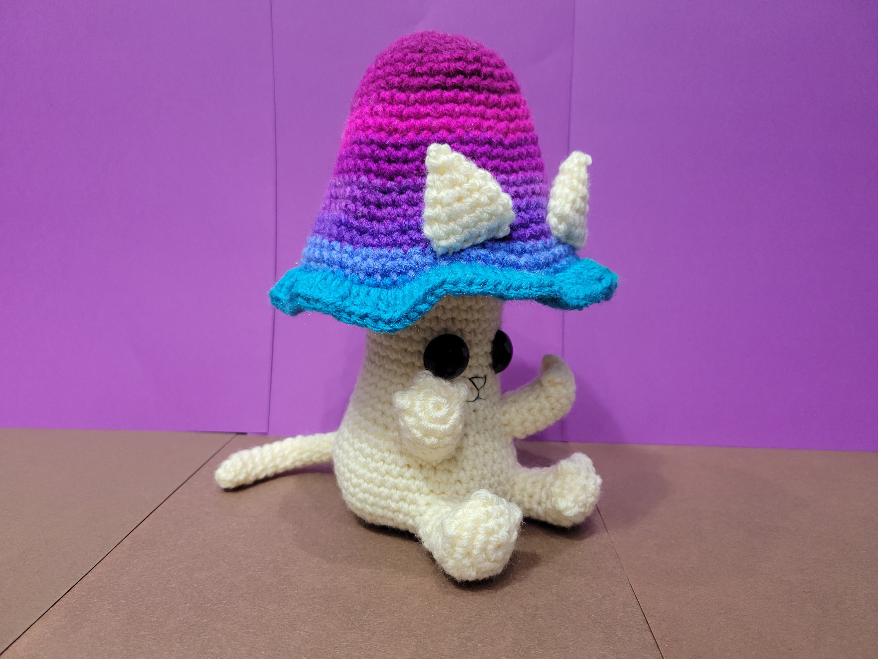 Mushroom Cat Crochet Pattern Etsy