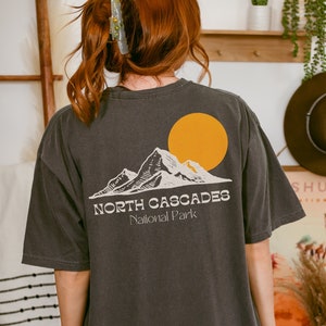 North Cascades National Park Shirt, Granola Girl Aesthetic Oversized Tee, North Cascades National Park Gift, Pacific North West T Shirt