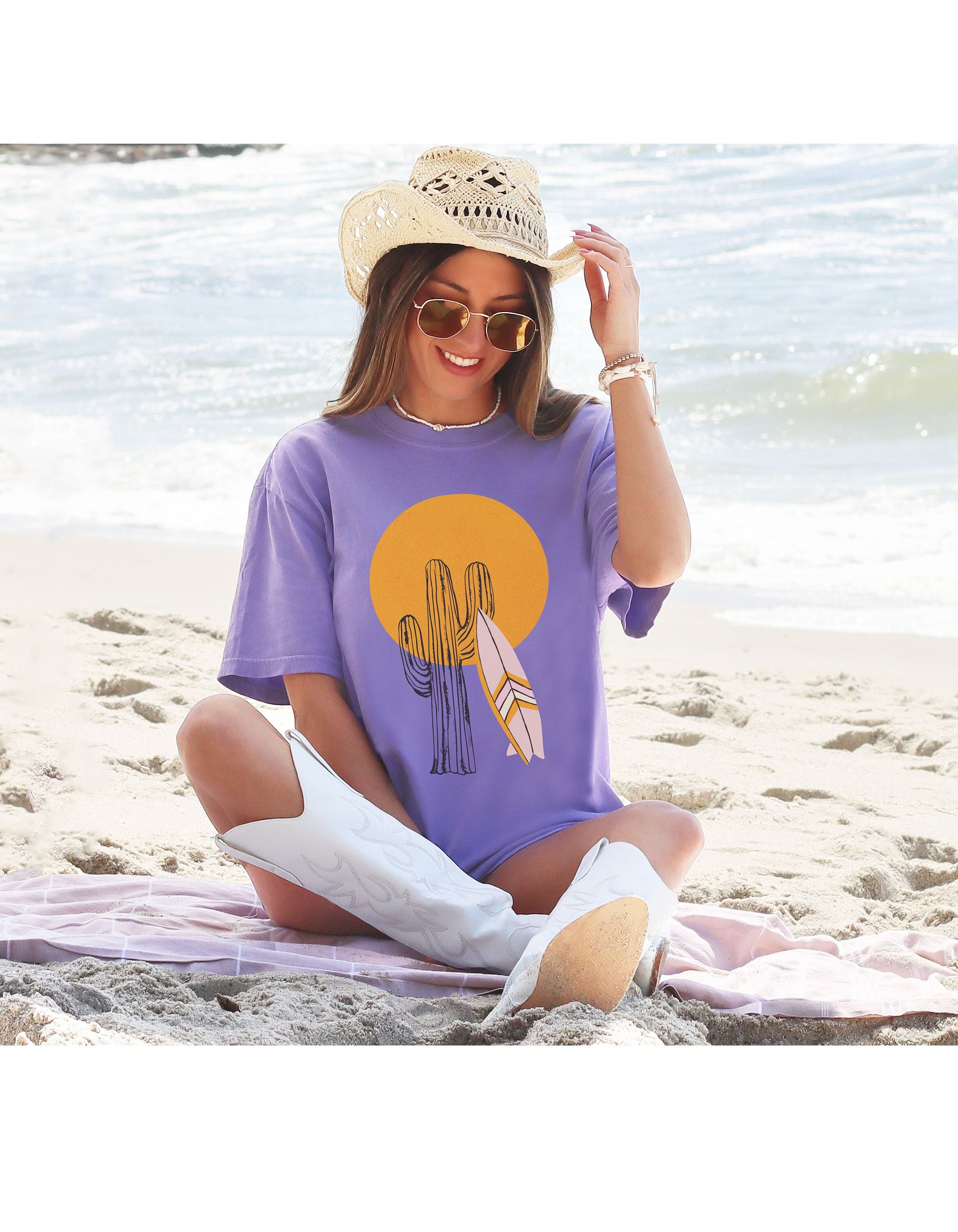 Coastal Cowgirl Shirt Salted Granola Girl Aesthetic Shirt Etsy