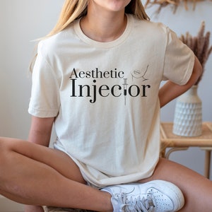 Chemise d&#39;injecteur esthétique, chemise d&#39;injecteur d&#39;infirmière, chemise d&#39;injecteur cosmétique, chemise d&#39;esthéticienne, cadeau d&#39;injecteur esthétique