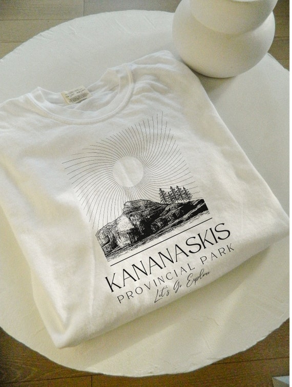 Kananaskis Provincial Park Vintage Style Shirt, Alberta Parks Shirt, Parks Canada shirt, Rocky Mountains Shirt, Outdoor Explore Hike Shirt