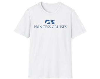 PRINCESS Cruise Ship Caribbean Party Family Vacation Cotton Souvenir Top Shirt Unisex Softstyle T-Shirt - Can Be Personalized