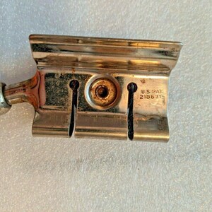 VINTAGE EKCO USA 7" Kitchen Utensil Knife Sharpener with Red Wood Handle image 6