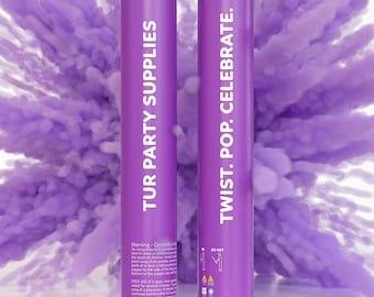 Purple Powder Poppers – Biodegradable Party Celebration Send-Off